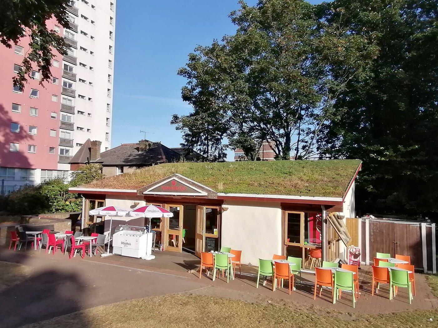 Manor Park Cafe - Summer exterior