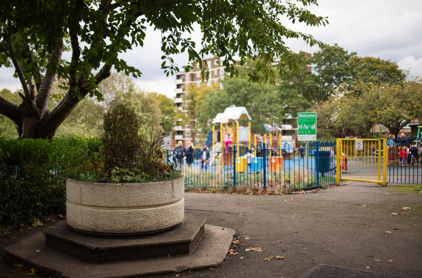 Manor Park - Playground entrance
